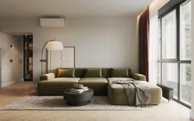 Celadon is de interieurkleur die je woonkamer verandert